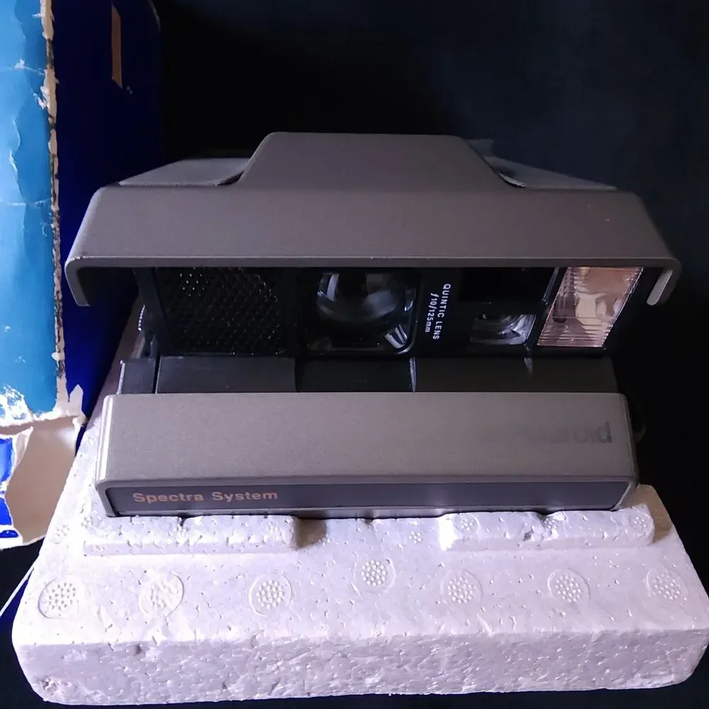 Vintage Polaroid Spectra AF Instant Film Camera w/ Original Box Packaging Manual